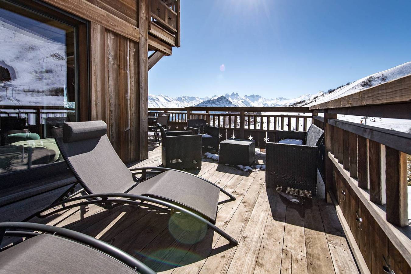 Chalet für 15 Personen mit Terrasse in La Toussuire, Fontcouverte-la-Toussuire