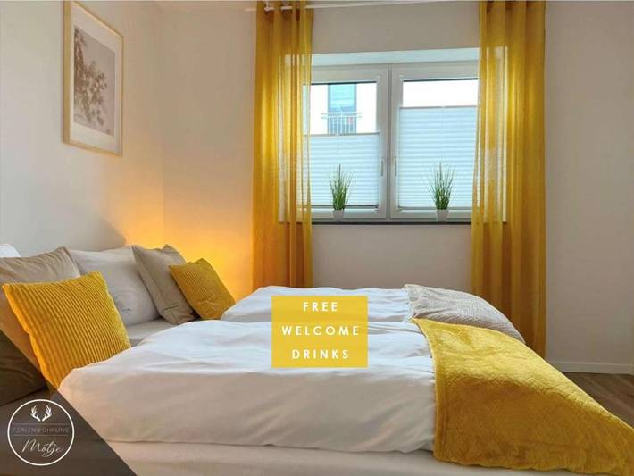 Ferienwohnung für 2 Personen, mit Balkon und Terrasse sowie Ausblick in Rastede