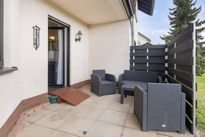 Ganze Wohnung, Haus Gerda mit Bergblick, privater Terrasse und WLAN in Willingen, die Mittelgebirge