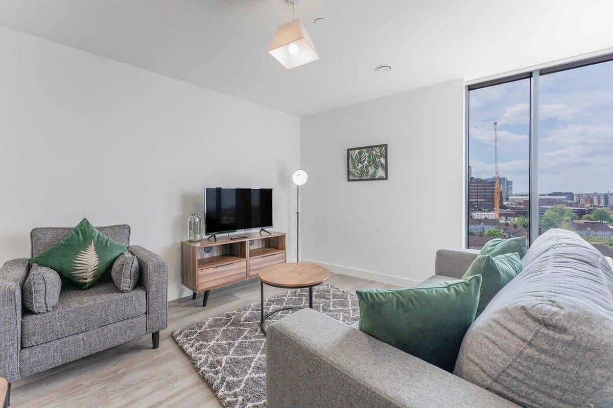 Entire apartment, Contemporary 2 Bed Apartment in Central Birmingham in Birmingham, Birmingham Area