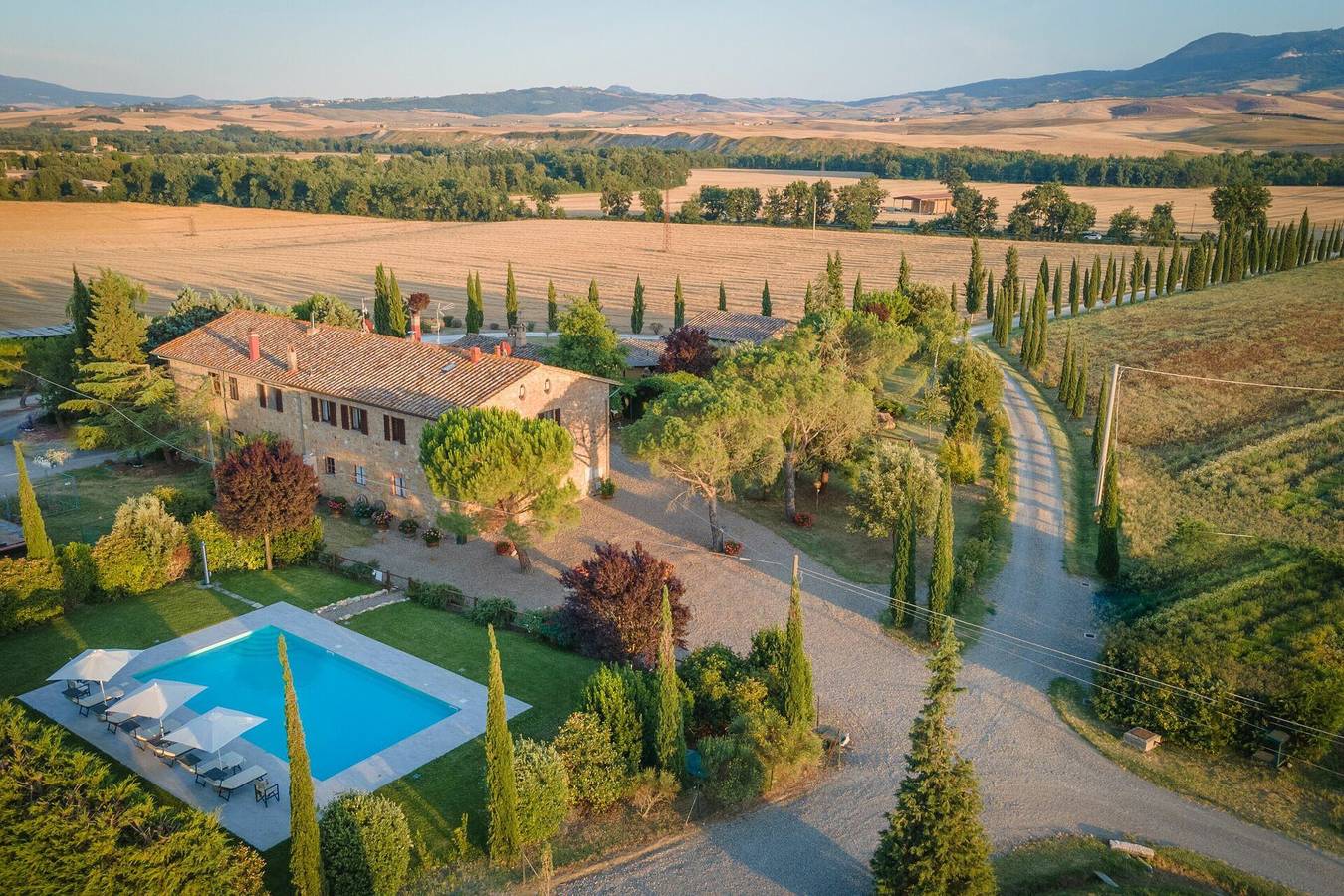 Villa für 8 Personen mit Pool in Pienza, Orciatal