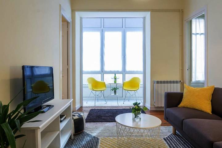 Ferienwohnung für 5 Personen, mit Balkon und Ausblick