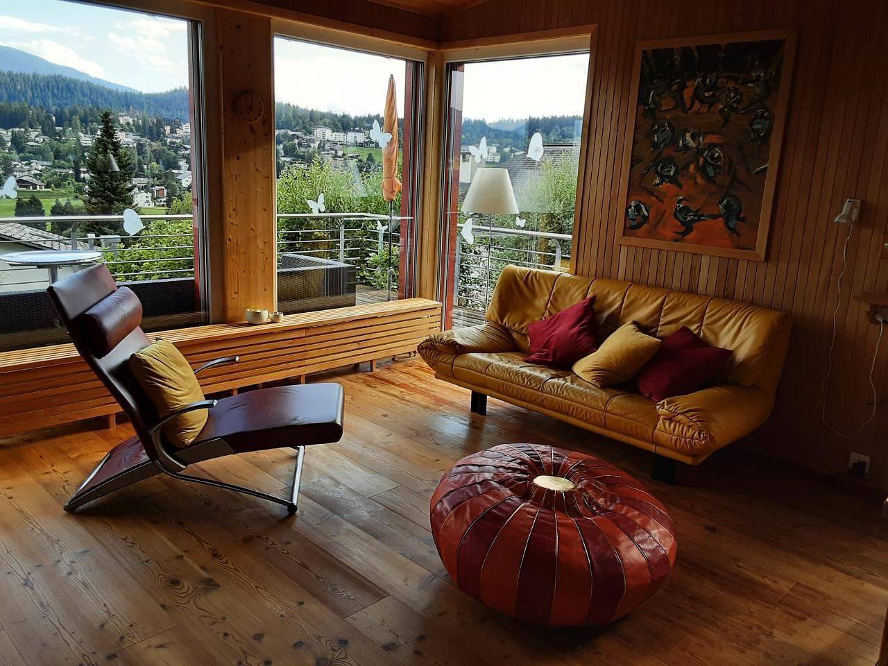 Ganze Ferienwohnung, Schmuckes Chalet mit fantastischer Bergsicht in Flims-Dorf, Flims