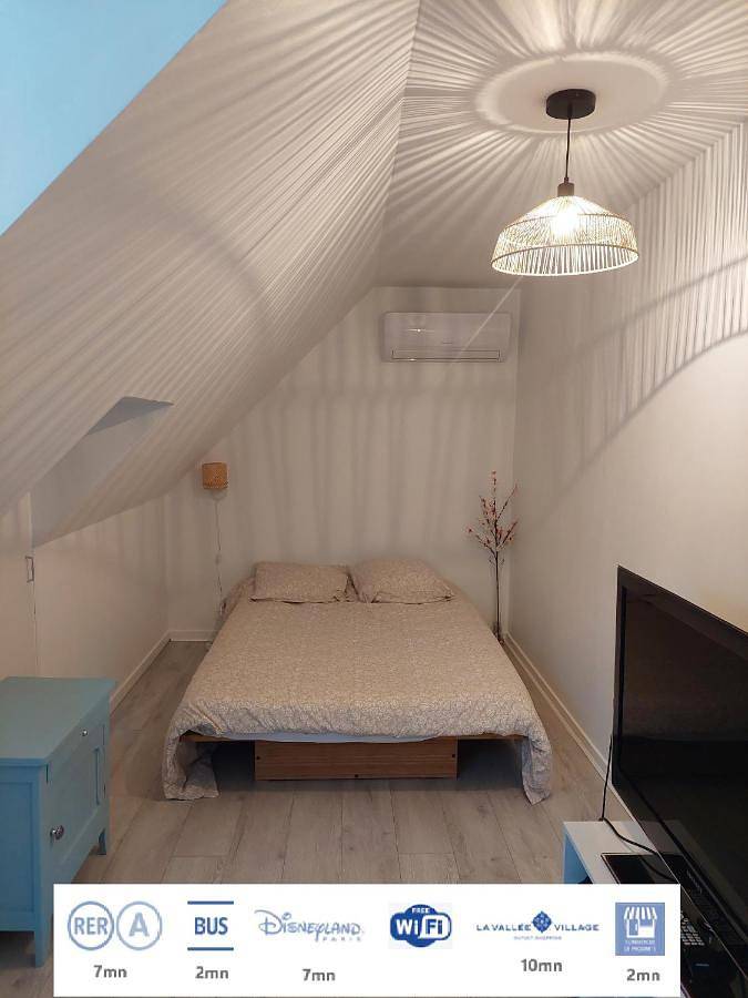 Gîte pour 6 personnes, avec jardin à Montry - 4