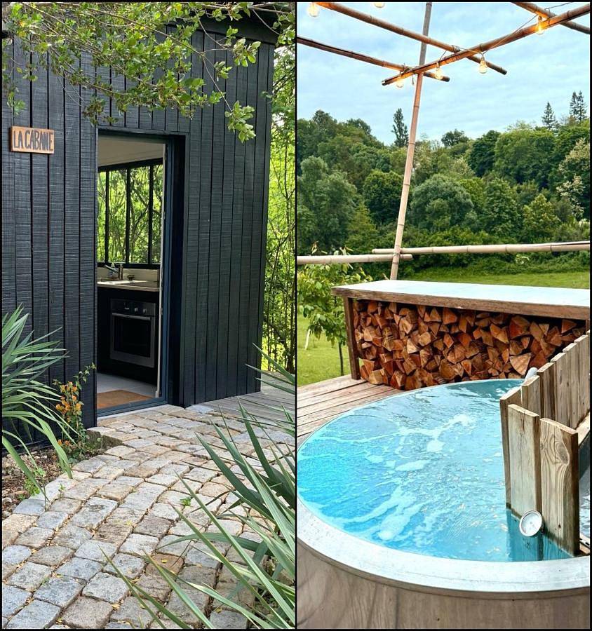 La Cabane Bain nordique in Bouliac, Région de Bordeaux