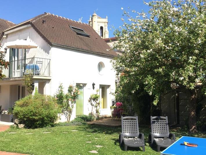 Appartement de vacances pour 5 personnes, avec Balcon et Terrasse ainsi que Jardin et Vue