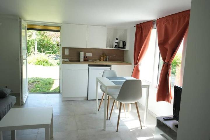 Appartement de vacances pour 2 personnes, avec jardin