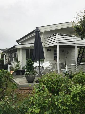 Ferienhaus für 4 Personen, mit Garten und Ausblick in Halmstad