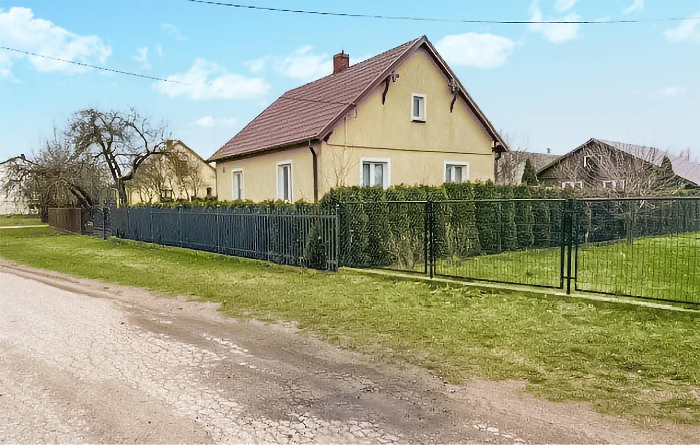 Ferienhaus für 5 Personen mit Terrasse in powiat ostrowski
