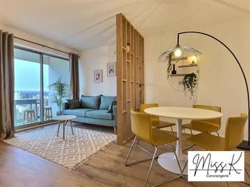 Gîte pour 2 personnes, avec vue et balcon à Mâcon