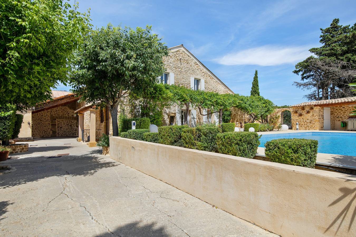 Komfortable Villa mit privatem Pool in Uchaux in Uchaux, Vaucluse