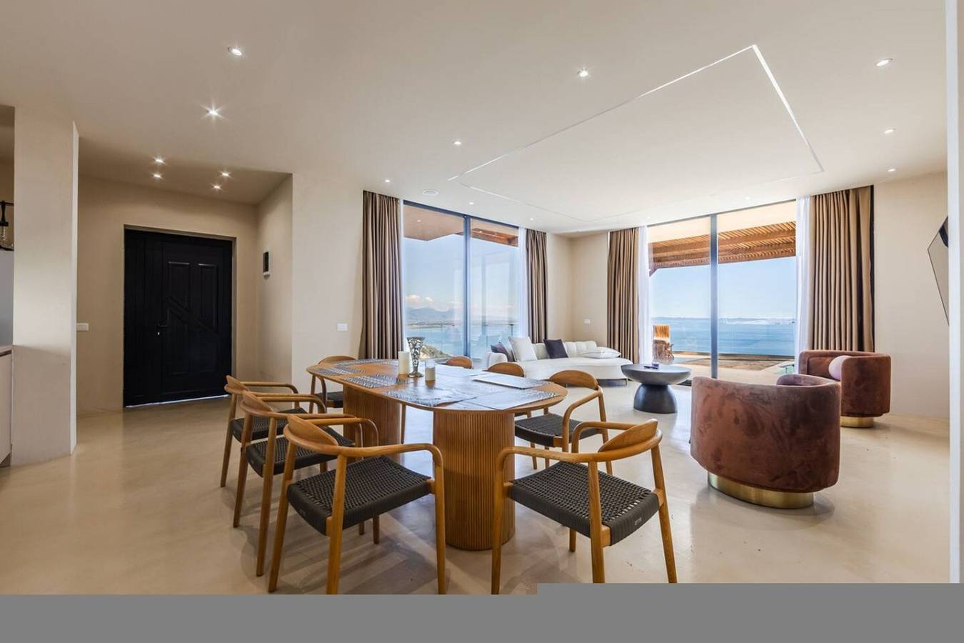 Mediterran Infinity Villa | Pool & Seaview in Shëngjin, Lezhë (stad)