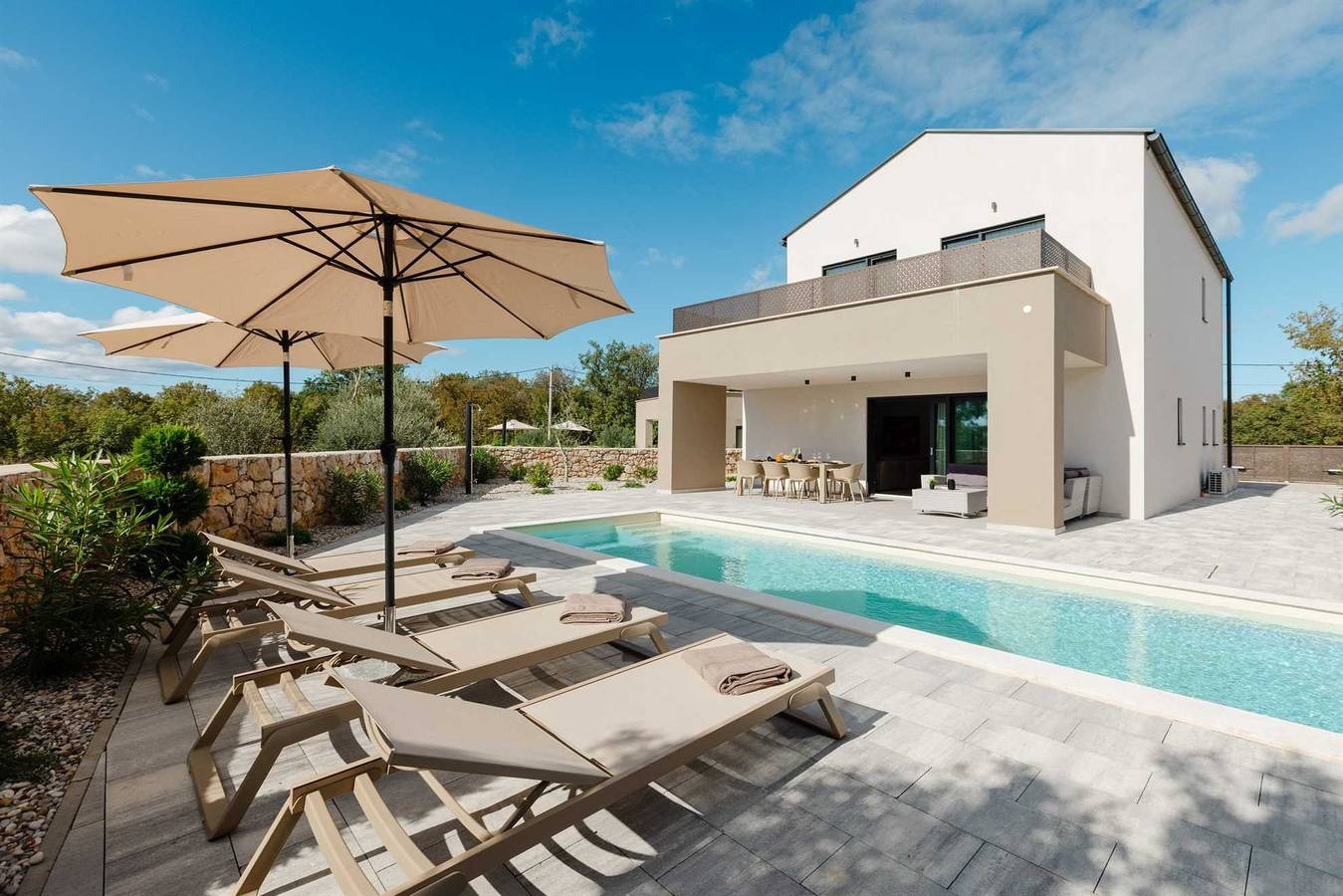 Villa Delight with pool - an oasis of peace on the island of Krk in Kras, Krk