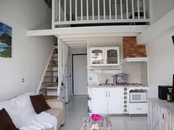 Gîte pour 4 personnes, avec terrasse et piscine dans Golf international de Saint François - 4