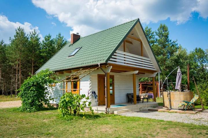 Domek letniskowy dla 4 osób, z Taras i Ogród oraz Sauna i Widok na Podlasie