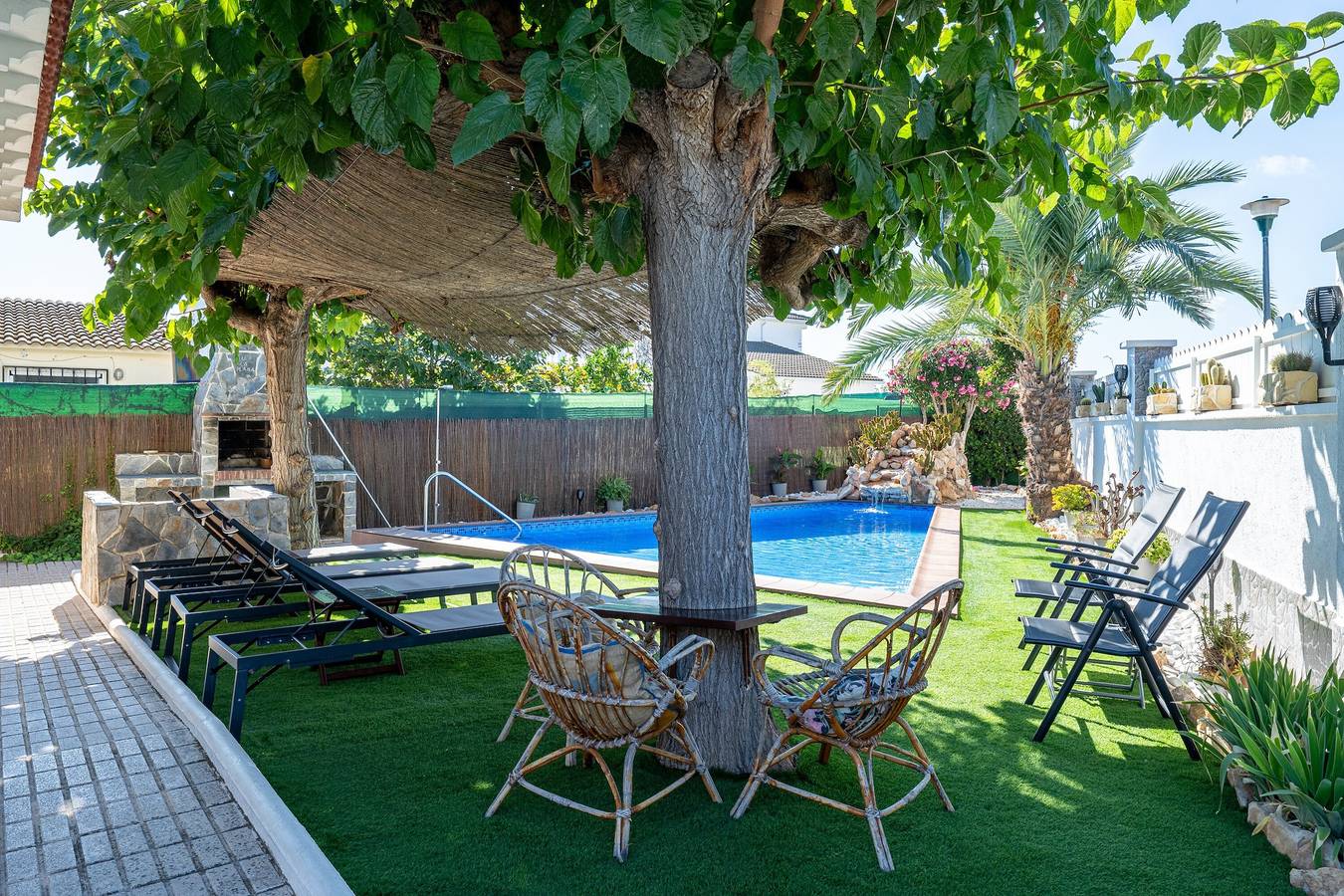 Villa "Tradicional" con piscina privada y Wi-Fi in Creixell, Costa Dorada