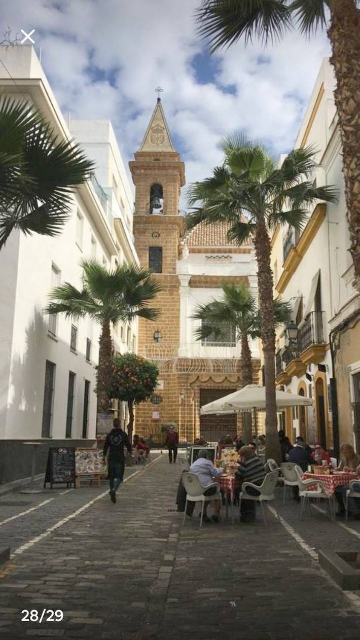 Ferienwohnung für 6 Personen, mit Terrasse und Ausblick in Cádiz