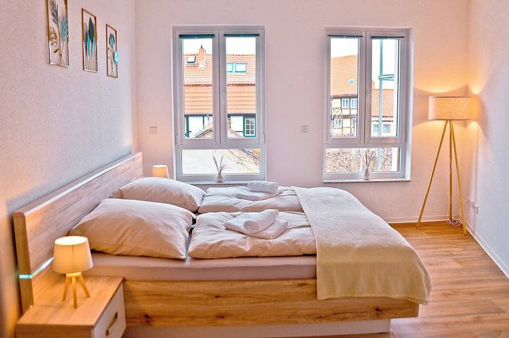 Ganze Wohnung, Designsuite I Fahrstuhl I Balkon in Quedlinburg, Harzvorland