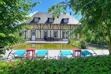 Location de vacances pour 6 personnes, avec jardin et terrasse, animaux acceptés à Lieurey