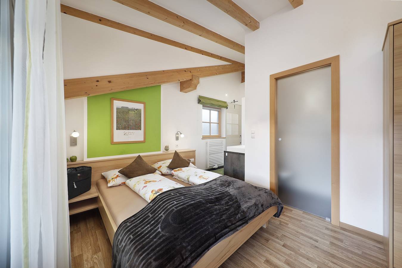 Ganze Wohnung, Ferienwohnung "Feldhof Apfeloase" mit Salzwasser Pool, Panoramaliegewiese und Balkon in Kuens, Passeiertal