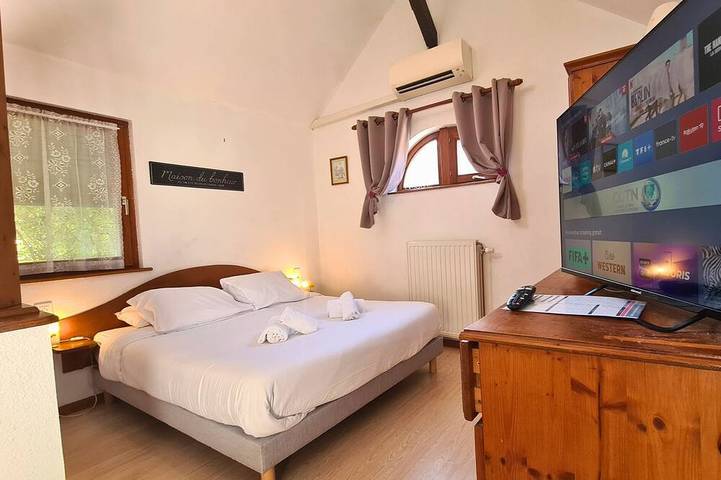 Gîte pour 3 personnes, avec Balcon ainsi que Jardin et Piscine à Beblenheim - 4