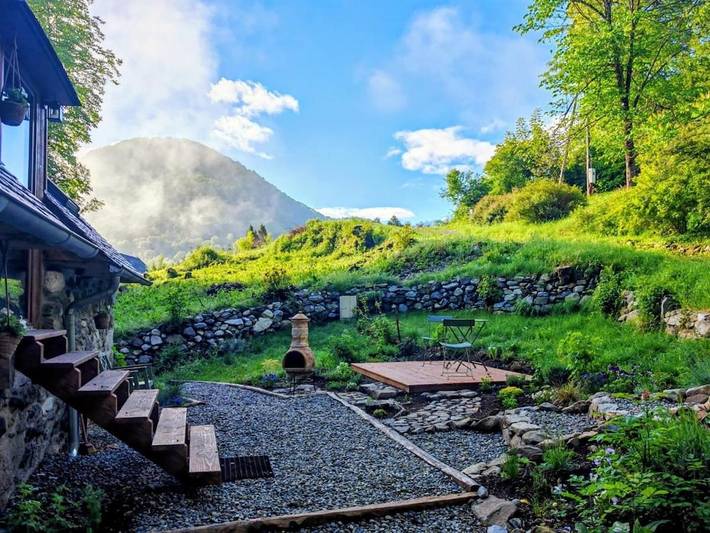 Maison de vacances pour 2 personnes, avec Terrasse ainsi que Jardin et Vue