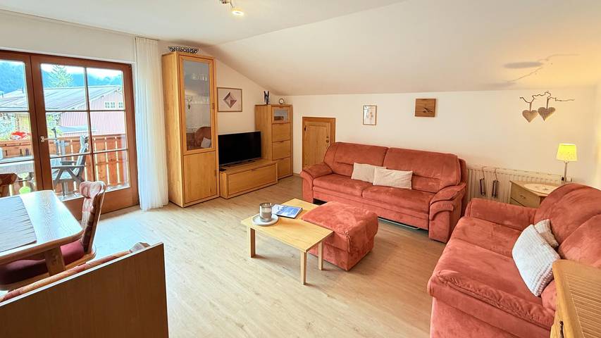Ferienwohnung für 5 Personen, mit Balkon und Garten in Balderschwang