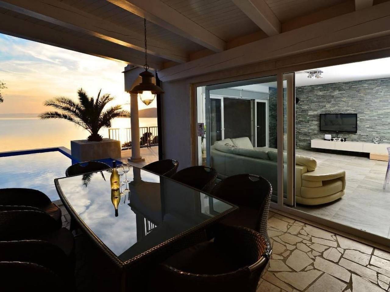 Ferienvilla Mar - Insel Krk - Direkt am Strand in Punat, Krk