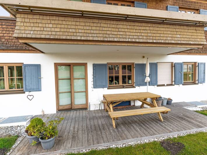 Hütte für 4 Personen, mit Terrasse, kinderfreundlich in Ofterschwang
