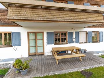 Hütte für 4 Personen, mit Terrasse, kinderfreundlich in Ofterschwang