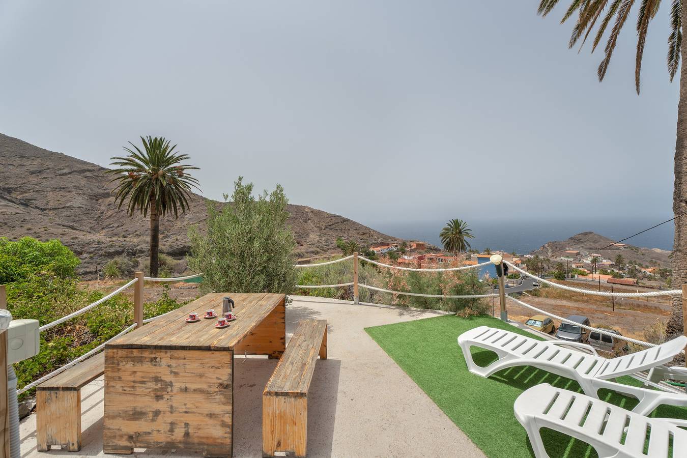 Ferienhaus 'Casa Las Niñas' mit Meerblick, privater Terrasse und Wi-Fi in Alojera, Vallehermoso