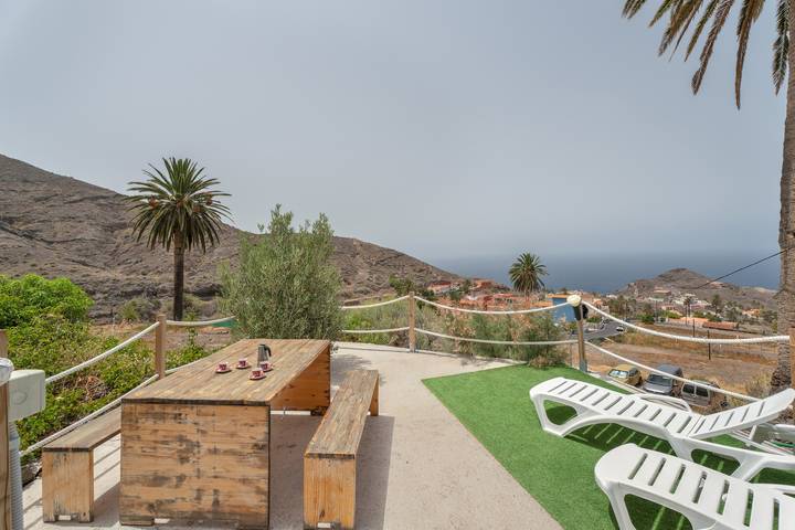 Feriehus for 4 personer, med Hage i La Gomera