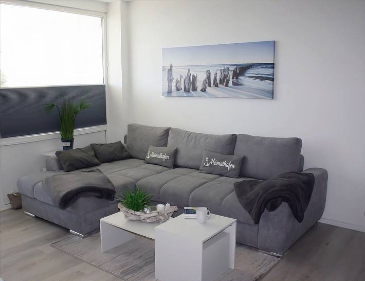 Ferienwohnung für 4 Personen, mit Balkon und Garten sowie Seeblick in Heiligenhafen