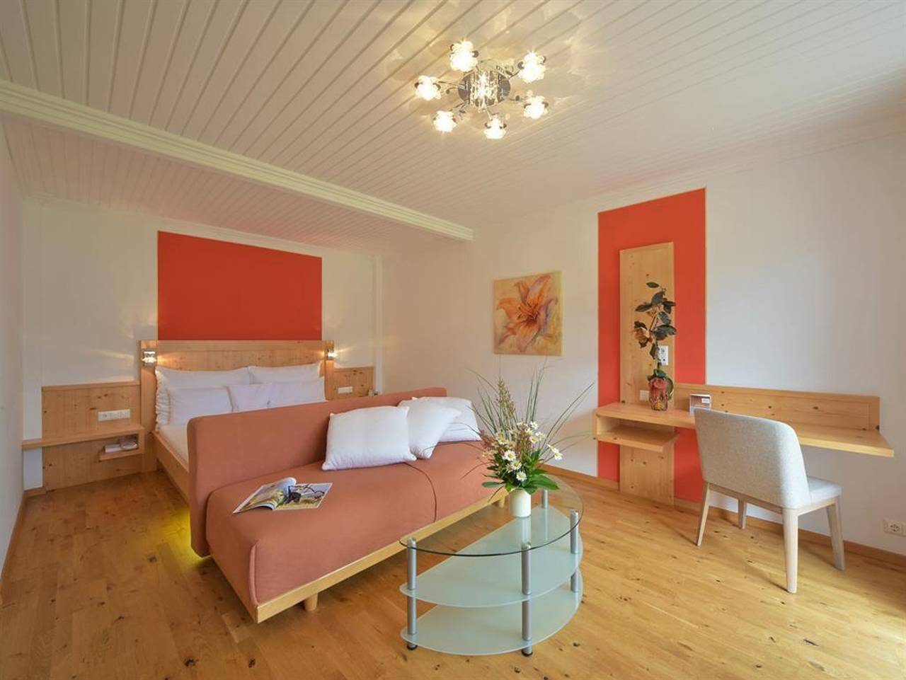 Biohof Naturzeit Faaker See - C Doppelzimmer, Terrasse und Seeblick in Karawanken und Bachergebirge, Villach