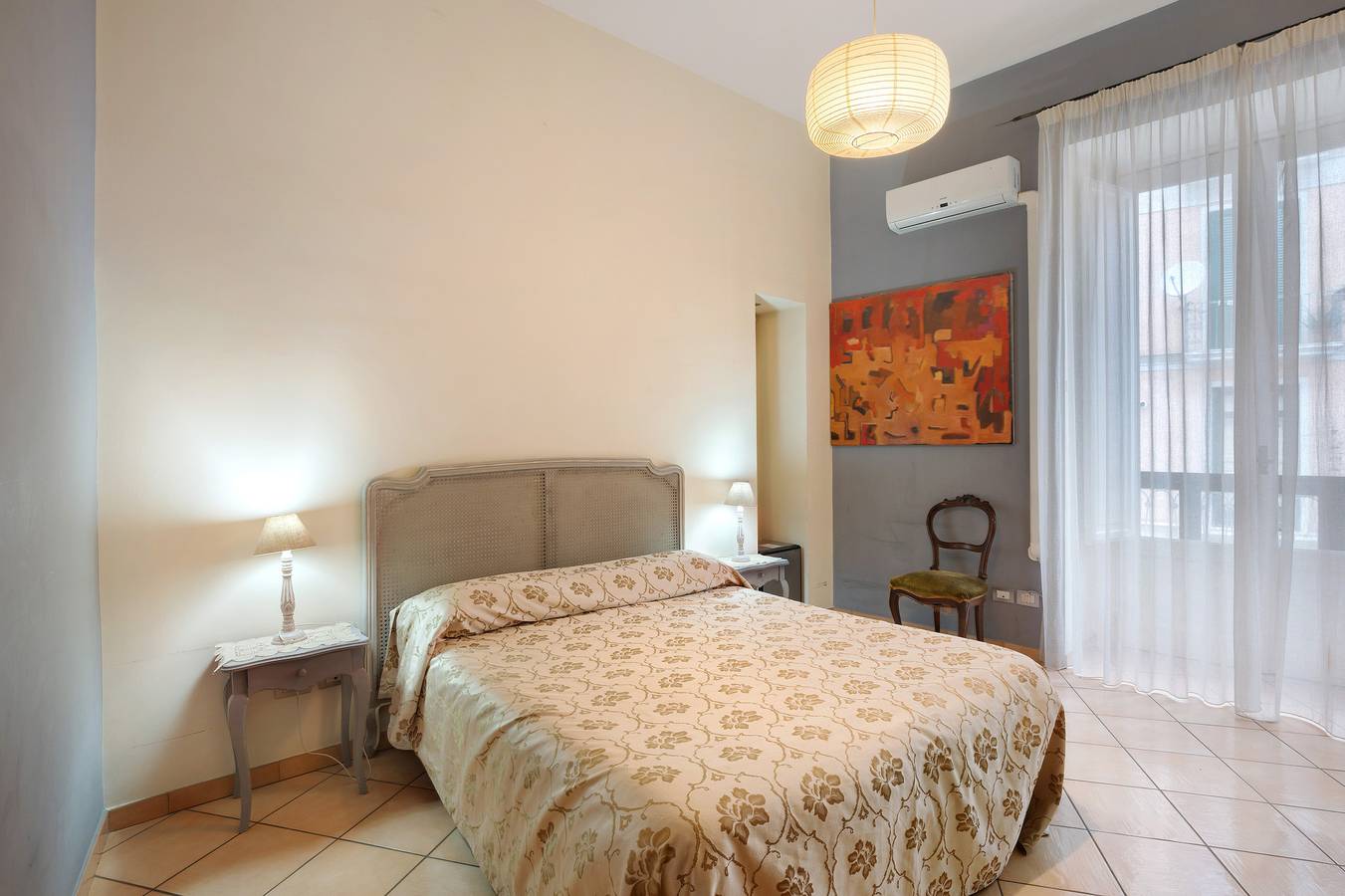 Alojamiento y desayuno 'Camera Matrimoniale' con balcón, Wi-Fi y aire acondicionado in Salerno, Costa tirrenica campania