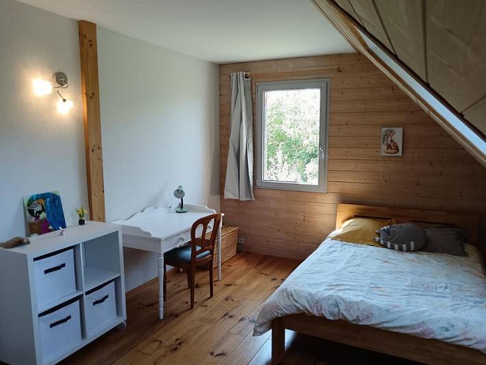 Appartement de vacances pour 2 personnes, avec vue ainsi que terrasse et jardin