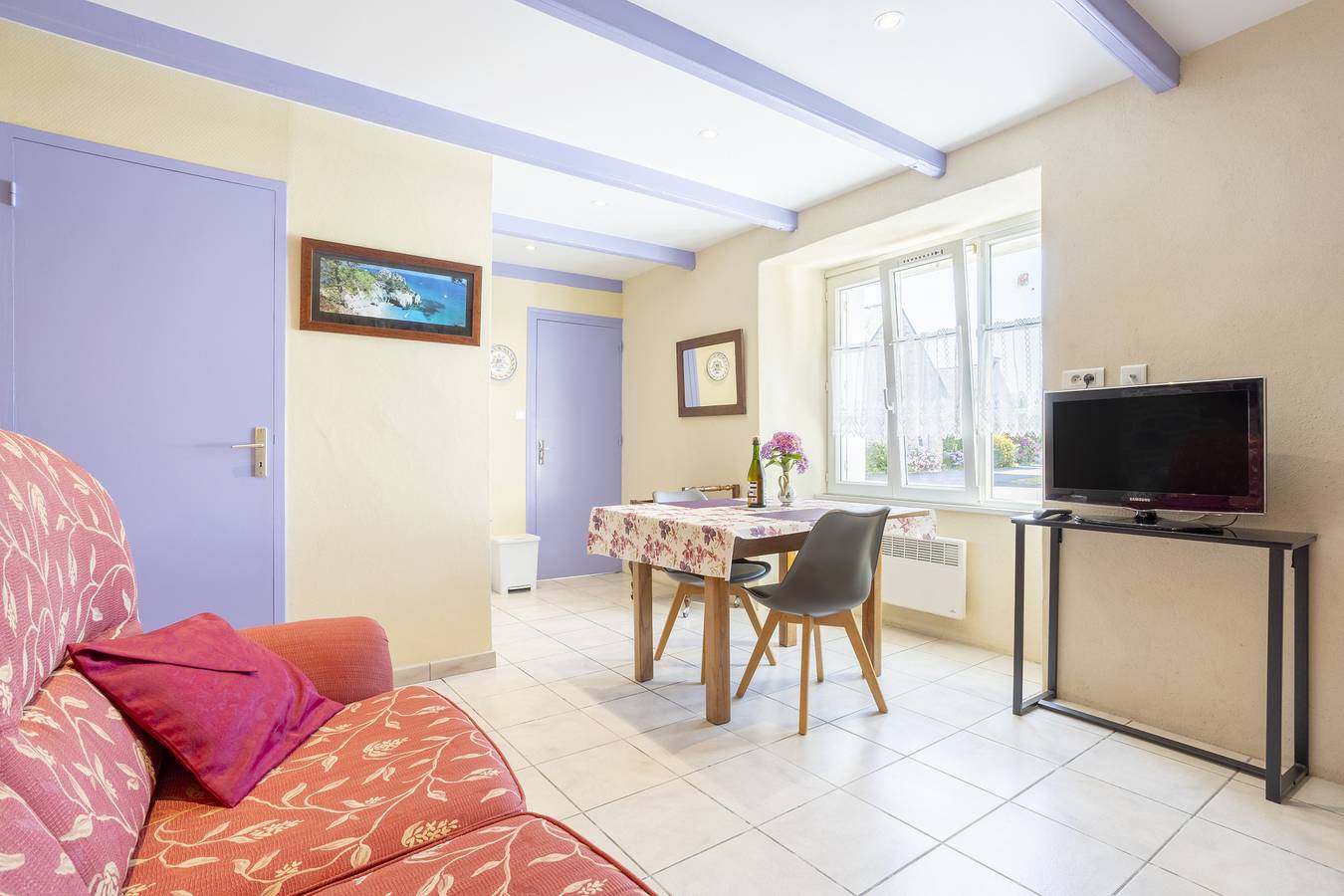 Gîte Glycine, Kerantum: Shared Garden and Wi-Fi in Mahalon in Mahalon, Quimper region