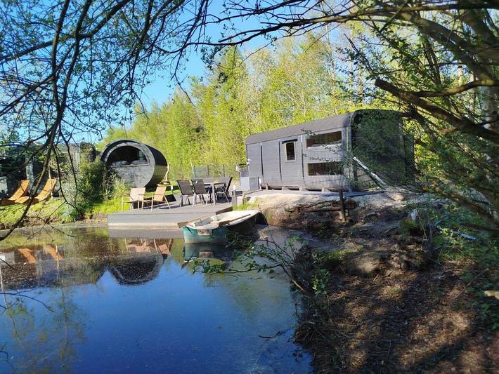 Ferienhaus für 5 Personen, mit Whirlpool und Terrasse sowie Garten und Sauna in Twist