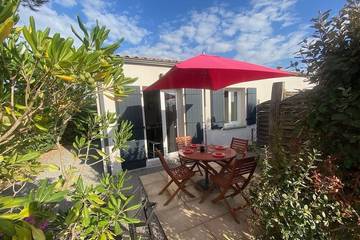 Location de vacances pour 4 personnes, avec terrasse et jardin à Angoulins
