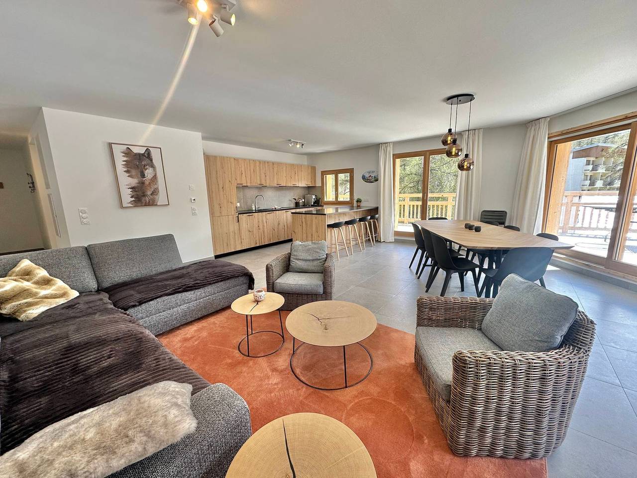 Appartement entier, Luxueux Appartement T5 à Vars avec Terrasse Panoramique et Confort Haut de Gamme in Vars, Région de Briançon