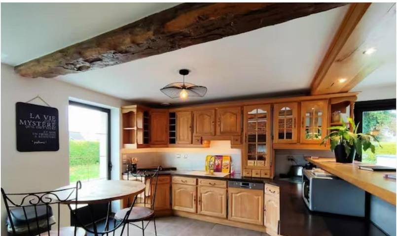 Location de vacances pour 8 personnes, avec piscine et jardin à Touffreville-la-Corbeline - 4