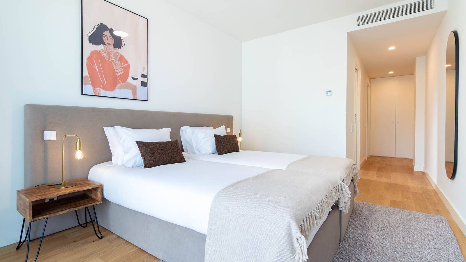 Apartamento entero, Apartamento de vacaciones para 4 personas con balcón in Canidelo, Distrito de Porto