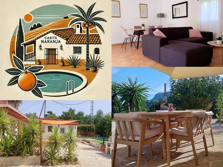 Casa de vacaciones para 4 personas, con jardín además de piscina y vistas - 1
