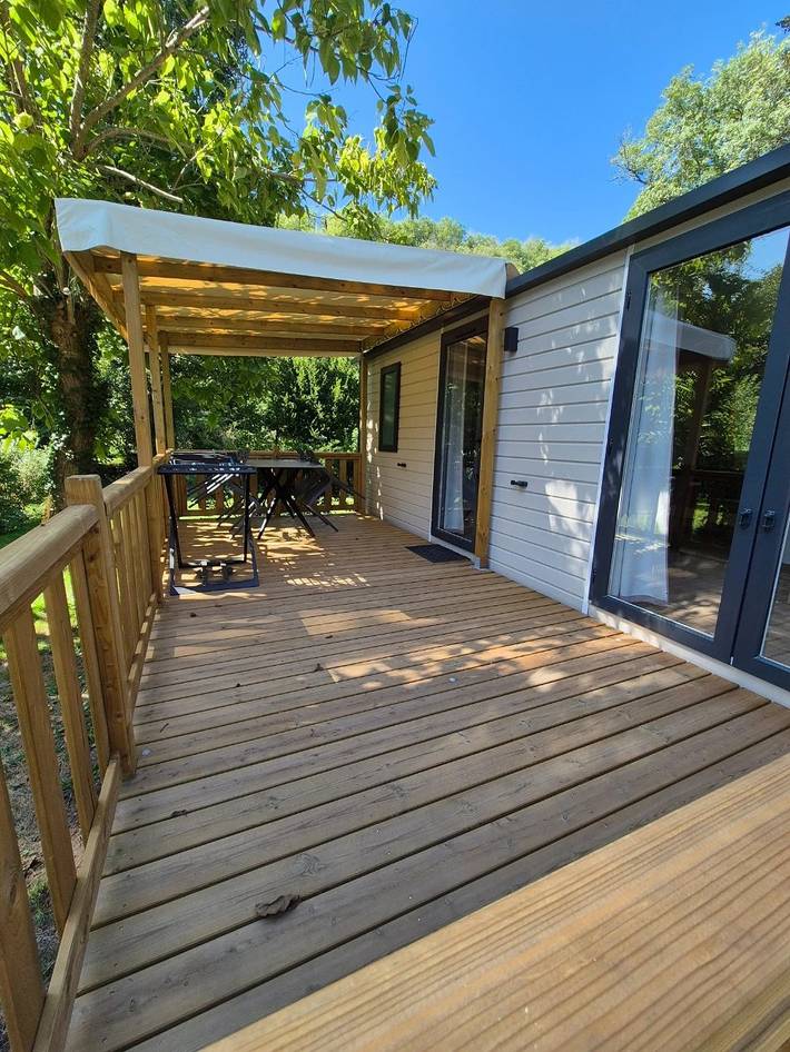 Mobil home pour 4 personnes, avec Terrasse et Piscine à Le Change - 4