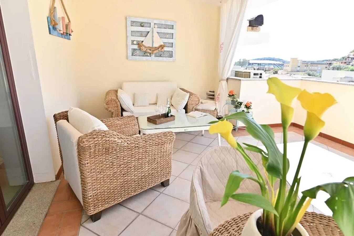 Apartamento entero, Apartamento con vista al mar 90 m² en Cerdeña Sur in Crabonaxa/Villasimius, Villasimius