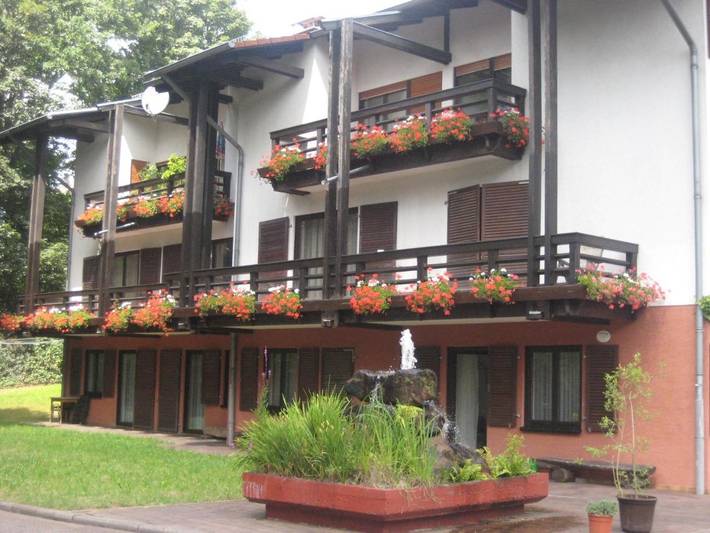 Gîte pour 25 personnes, avec Balcon et Terrasse ainsi que Jardin et Vue à Eppenbrunn