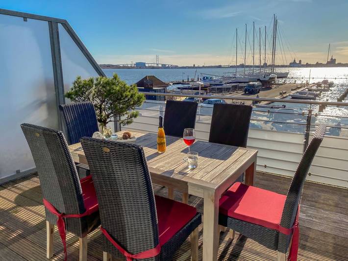 Ferienwohnung für 3 Personen, mit Balkon und Terrasse sowie Seeblick und Ausblick in Altefähr - 4