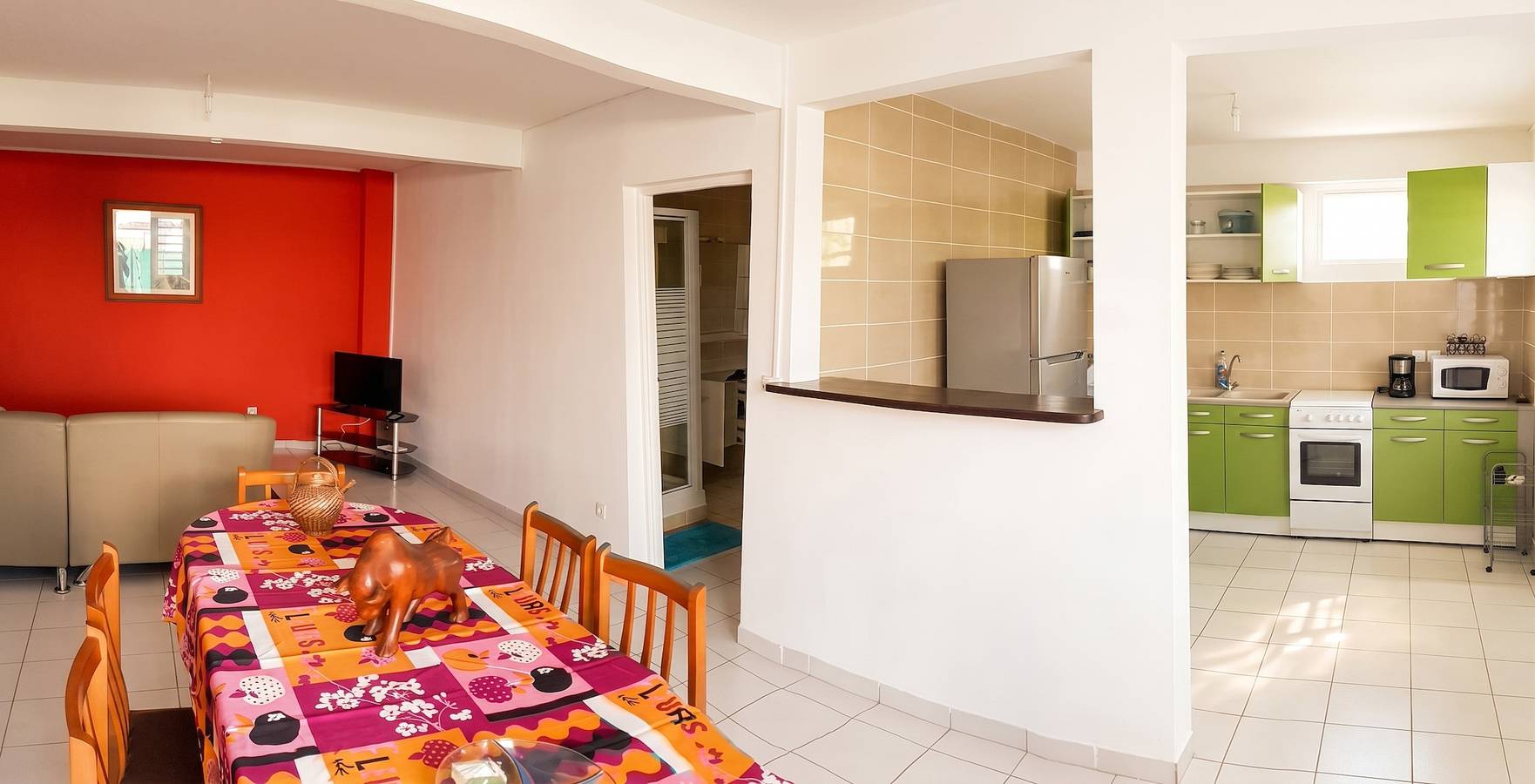 Apartamento entero, Apartamento moderno en Ducos, ideal para 4 personas, 75 m² in Ducos (Martinica), Martinica