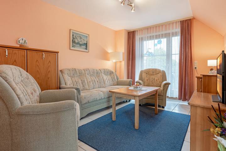 Ferienwohnung mit Meerblick für 4 Personen, mit Balkon