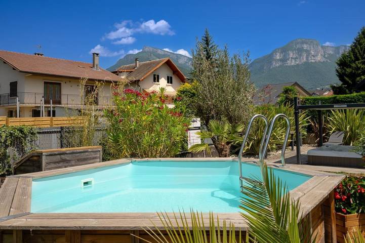 Gîte pour 4 personnes, avec sauna et piscine ainsi que jardin et vue à Barberaz - 2